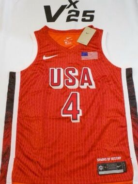NEW Women's Paige Bueckers USA Red Jersey Size Medium